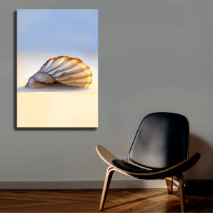 Zeeschelp op Zand Canvas Print