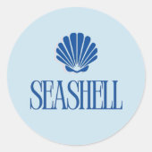 Zeeschelp sticker (Voorkant)