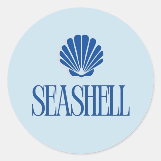 Zeeschelp sticker (Voorkant)