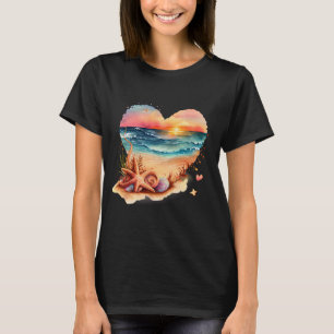 Zeeschelp van de zomerlandvarken t-shirt