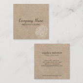 Zeeschelp Vierkante Visitekaartje (Voorkant / Achterkant)