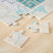 Zeeschelp voor de Starviszee Oceaan Grieks sleutel Legpuzzel (Zijkant)