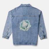 Zeeschelp voor kust/zee denim jacket (Achterkant)