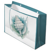 Zeeschelp voor kust/zee groot cadeauzakje (Voorkant Gekanteld)