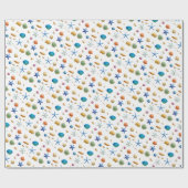 Zeeschelp Zeester Nautisch Strand Cadeaupapier (Vlak)