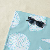 Zeeschelp & Zeesterren – Kust Zomer Vibes | Strandlaken (In situ)