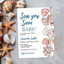 Zeeschelp Zie je binnenkort Baby Shower