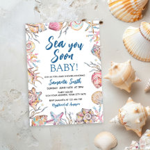 Zeeschelp Zie je binnenkort Baby Shower