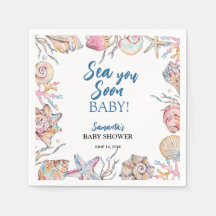 Zeeschelp Zie je snel Baby Shower