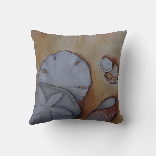 Zeeschelpen aan de kust kussen (Achterkant)