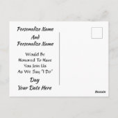 Zeeschelpen aan de Zee Shore Bewaar de datum Briefkaart (Achterkant)