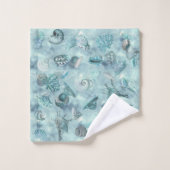 Zeeschelpen Bad Handdoek (Wasdoekje)