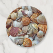 Zeeschelpen Bedankjes Labels (Voorkant)