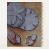 Zeeschelpen bij de Seashore Waterverf Painting Planner (Achterkant)