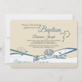 Zeeschelpen bij de Shore Invitation Kaart (Voorkant)