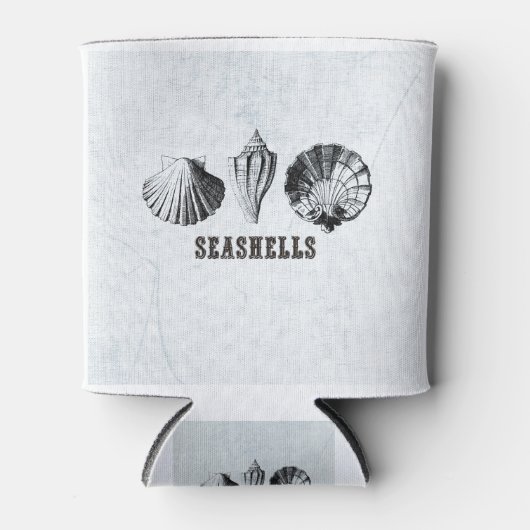  zeeschelpen blikjeskoeler (Voorkant)