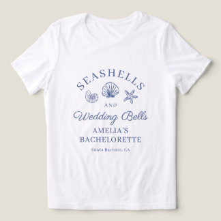 Zeeschelpen & Bruiloftsklokken Bachelorette-weeken Tri-Blend Shirt
