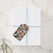 Zeeschelpen cadeau label cadeaulabel (Met Touw)