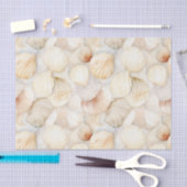 Zeeschelpen Crème Zand Ivoor Strand Bruiloft Tissuepapier (Craft)