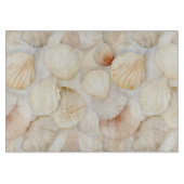 Zeeschelpen Crème Zand Ivoor Strand  Snijplank (Voorkant)