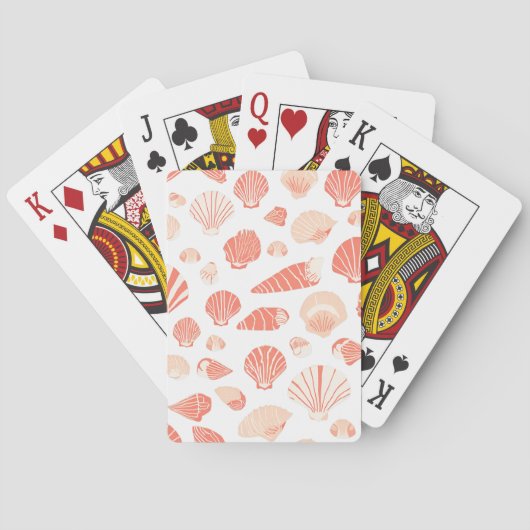 Zeeschelpen | Cute Ocean Strand Pokerkaarten (Achterkant)