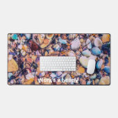 Zeeschelpen en steentjes Desk Mat (Keyboard & Muis)