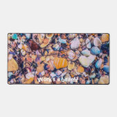 Zeeschelpen en steentjes Desk Mat (Voorkant)