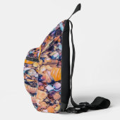 Zeeschelpen en steentjes Print Cut Sew Bag Sling Bag (Rechts)