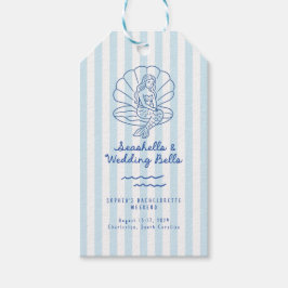 Zeeschelpen en Trouwbellen Kust Bachelorette  Cadeaulabel