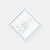 Zeeschelpen En Trouwbellen Kust Bachelorette Servet (Hoek)