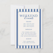 Zeeschelpen en Trouwklokken Bachelorette Reisplan Kaart (Achterkant)