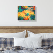 Zeeschelpen en Zand Canvas Print (Insitu (Slaapkamer))