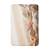 zeeschelpen en zandbadmat badmat (Voorkant Verticaal)