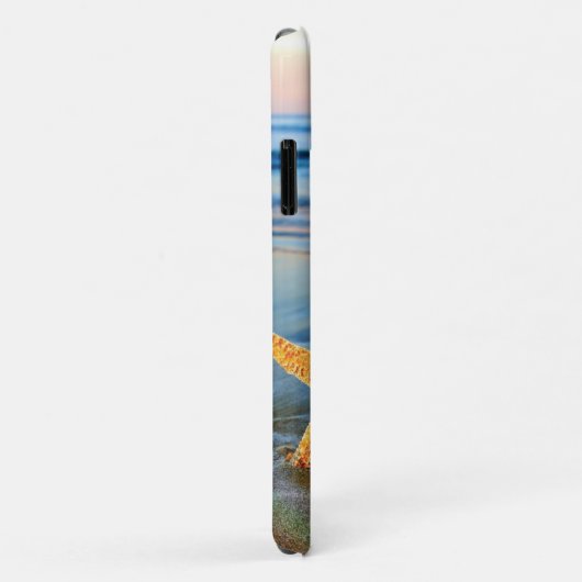 Zeeschelpen en zeesterkreeft op het strand Case-Mate iPhone case (Achterkant/rechts)