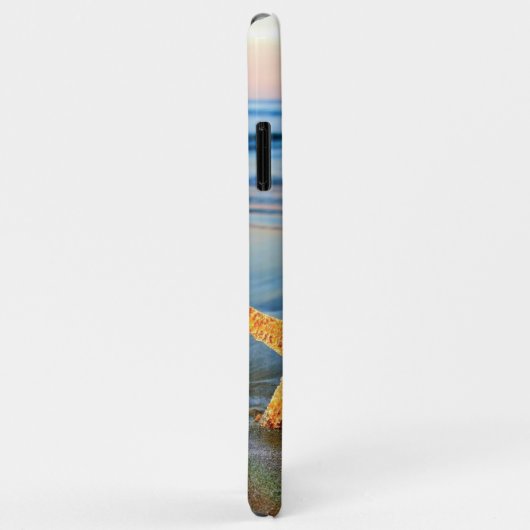 Zeeschelpen en zeesterkreeft op het strand Case-Mate iPhone case (Achterkant/rechts)