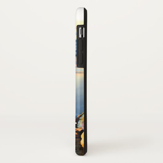 Zeeschelpen en zeesterkreeft op het strand Case-Mate iPhone case (Achterkant/links)