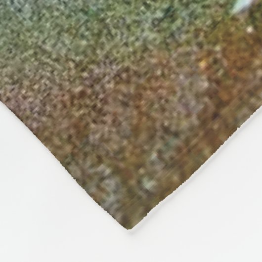 Zeeschelpen en zeesterkreeft op het strand fleece deken (Hoek)