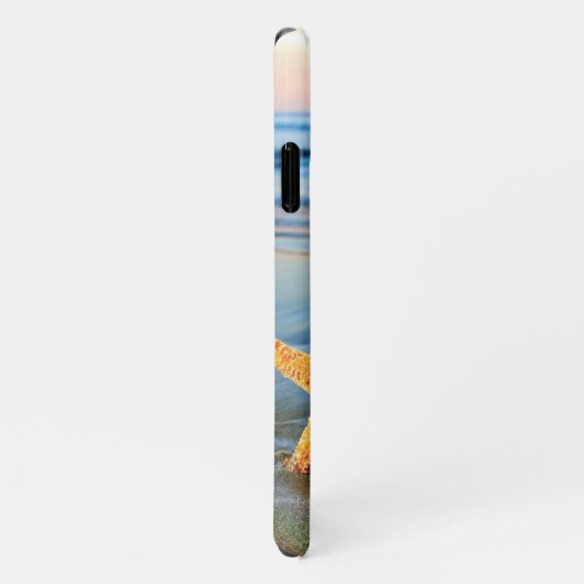 Zeeschelpen en zeesterkreeft op het strand iPhone hoesje (Rechterkant)