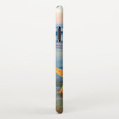 Zeeschelpen en zeesterkreeft op het strand iPhone hoesje (Rechterkant)