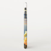 Zeeschelpen en zeesterkreeft op het strand iPhone hoesje (Linkerkant)