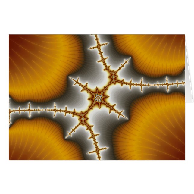 Zeeschelpen - Fractal Kaart (Voorkant Horizontaal)