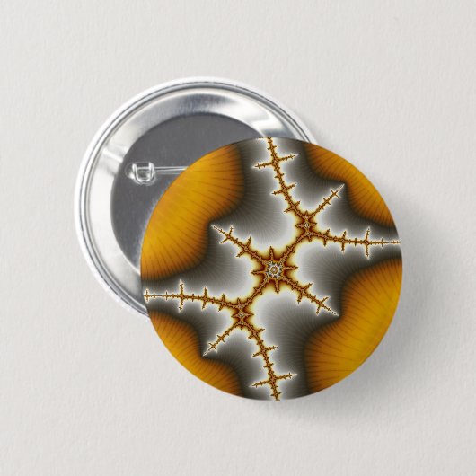 Zeeschelpen - Fractale Button (Voorkant /achterkant)