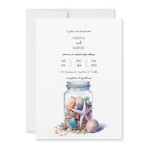 Zeeschelpen Glas Jar CenterPiece Strand Bruiloft