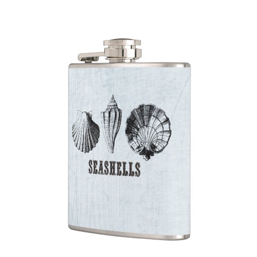 zeeschelpen heupfles (Links)