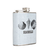  zeeschelpen heupfles (Rechts)