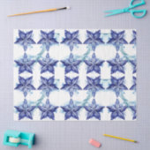 Zeeschelpen in een plons water tissuepapier (Craft)