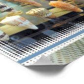 Zeeschelpen in het raam poster (Hoek)