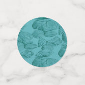 Zeeschelpen in Zandwijnbox Confetti (Kleine voorkant)