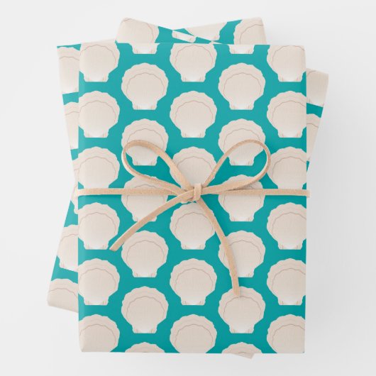 Zeeschelpen Inpakpapier Vel (In situ)