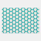 Zeeschelpen Inpakpapier Vel (Voorkant)